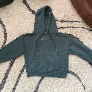 Glossier Sage Hoodie (HEMMED)